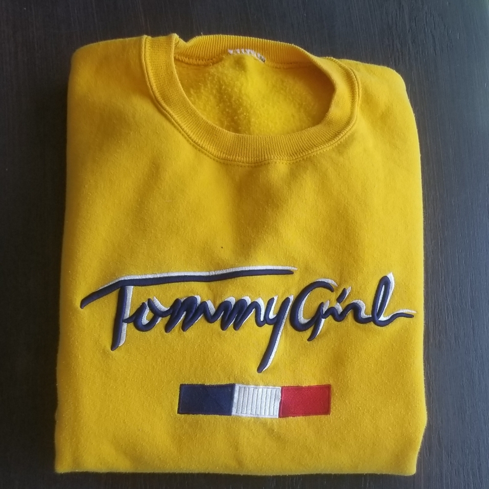 Tommy Girl Yellow Crewneck
